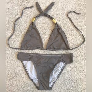 L*Space Taupe 2 Piece Bikini